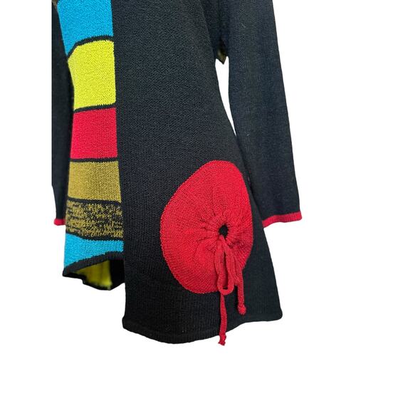 Vintage 80's Sweater Avant Garde Large Ronnie Salloway - Picture 3 of 9